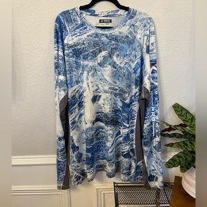 Magellan Outdoors Men's Pro Fish Realtree Aspect Long Sleeve Shirt 2XL